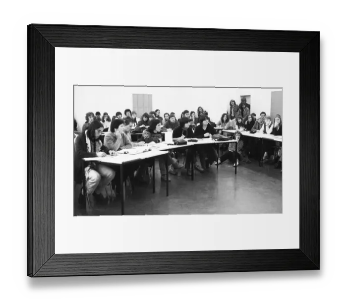 Framed Print : At an anti-intervention congress in 1982 Framed Print : At an anti-intervention congress in 1982