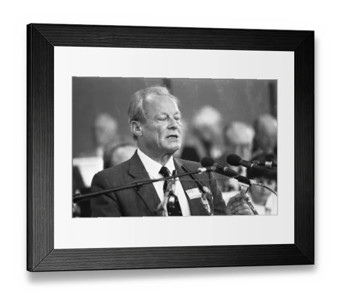 Framed Print : SPD Party Congress April 1982, Germany, Europe