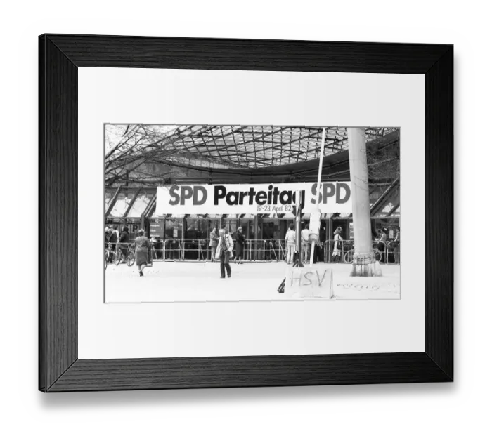 Framed Print : SPD Party Congress April 1982, Germany, Europe