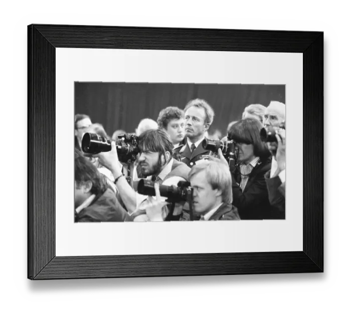Framed Print : SPD Party Congress April 1982, Germany, Europe Framed Print : SPD Party Congress April 1982, Germany, Europe