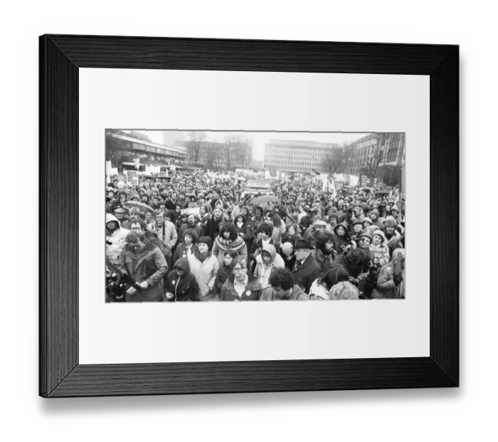Framed Print : The traditional Easter March Ruhr 1982 Framed Print : The traditional Easter March Ruhr 1982