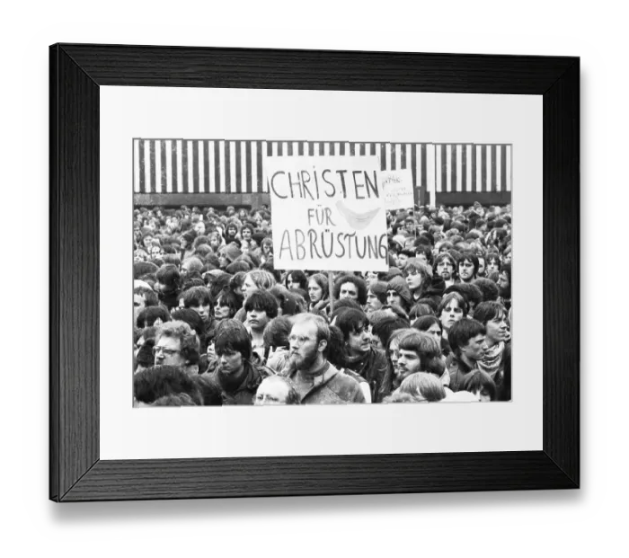 Framed Print : The traditional Easter March Ruhr 1982 Framed Print : The traditional Easter March Ruhr 1982