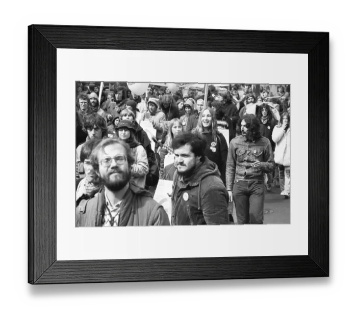 Framed Print : The traditional Easter March Ruhr 1982 Framed Print : The traditional Easter March Ruhr 1982