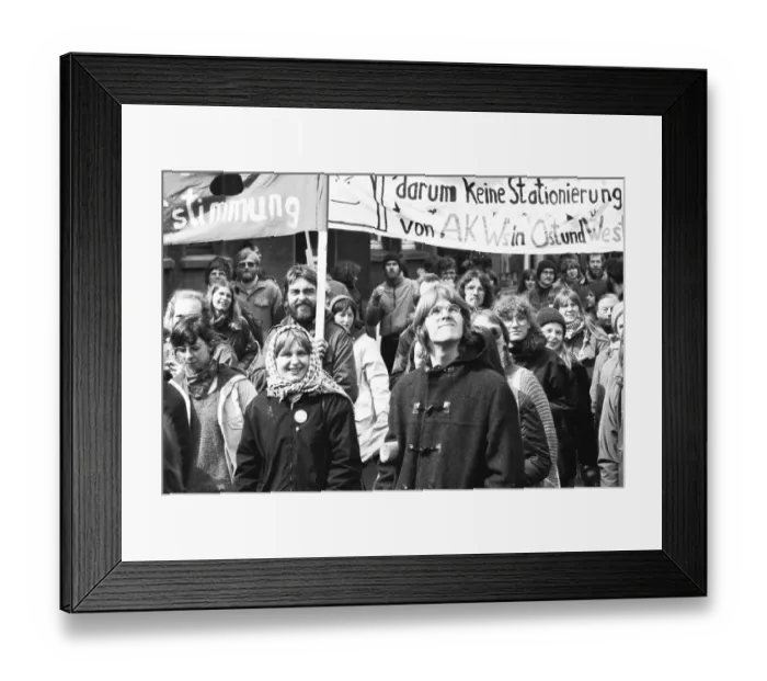 Framed Print : The traditional Easter March Ruhr 1982 Framed Print : The traditional Easter March Ruhr 1982