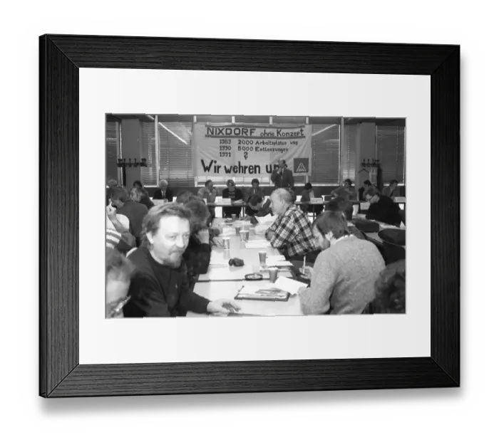Framed Print : Concerned about their jobs Framed Print : Concerned about their jobs
