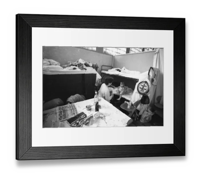 Framed Print : The refugees in 1990 were the resettlers from the territory of the GDR Framed Print : The refugees in 1990 were the resettlers from the territory of the GDR