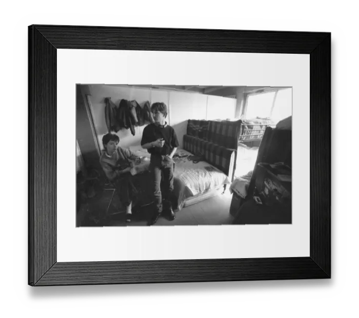 Framed Print : The refugees in 1990 were the resettlers from the territory of the GDR who arrived in large streams Framed Print : The refugees in 1990 were the resettlers from the territory of the GDR who arrived in large streams