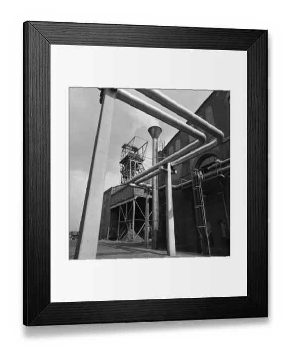 Framed Print : Due to the energy and mining crisis