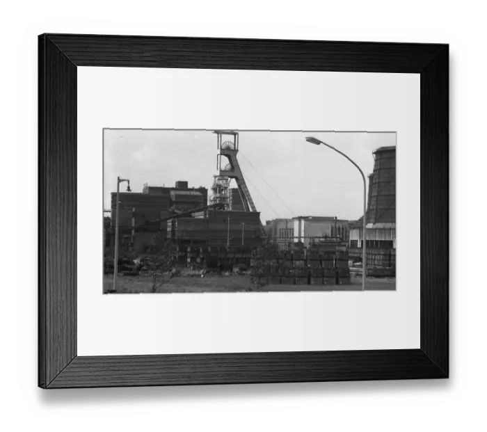 Framed Print : The Ruhr area with photographic impressions in the years from 1965 to 1970