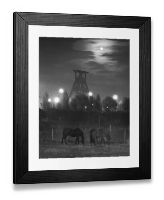 Framed Print : The Ruhr area with photographic impressions in the years from 1965 to 1970