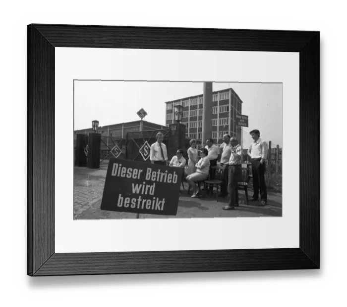 Framed Print : The Ruhr Area with photographic impressions in the years from 1965 to 1970