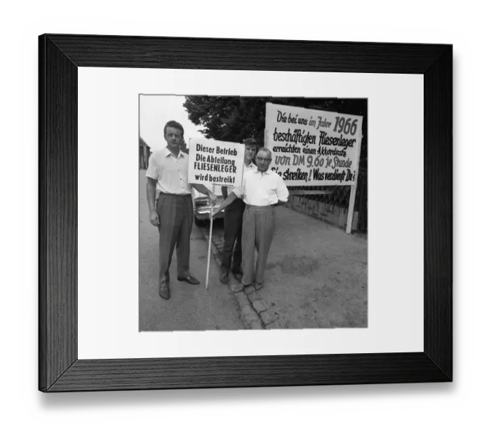 Framed Print : The Ruhr Area with photographic impressions in the years from 1965 to 1970