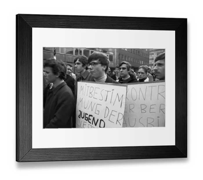 Framed Print : In the years 1965 to 1971, apprentices