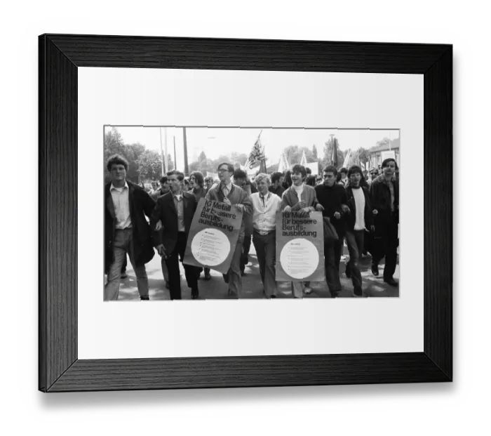 Framed Print : In the years 1965 to 1971, apprentices Framed Print : In the years 1965 to 1971, apprentices