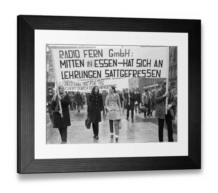 Framed Print : In the years 1965 to 1971, apprentices Framed Print : In the years 1965 to 1971, apprentices