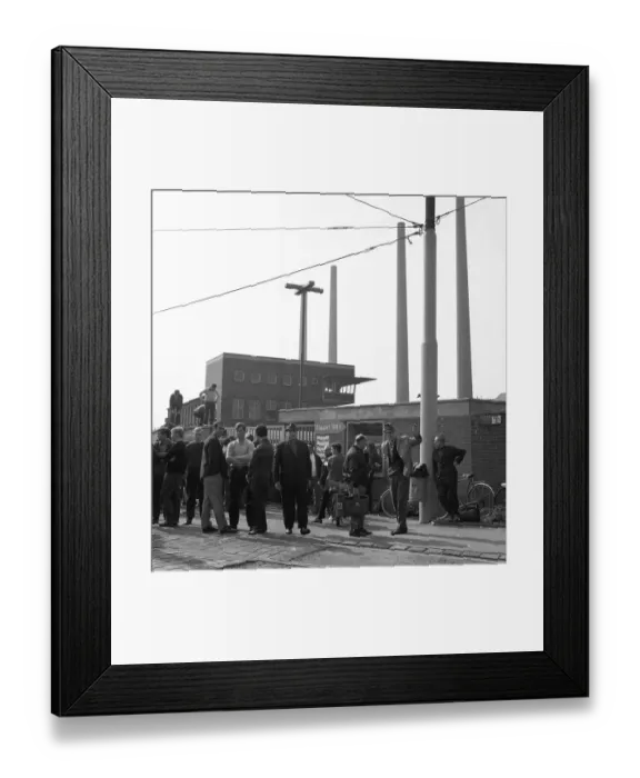 Framed Print : The expansion of the spontaneous strikes in September 1969 extended to the Ruhr area