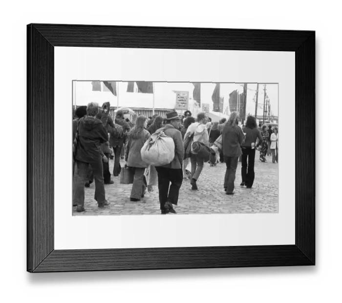 Framed Print : With music, folklore, discussion Framed Print : With music, folklore, discussion