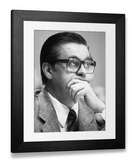 Framed Print : Election Party Congress of the SPD on 09