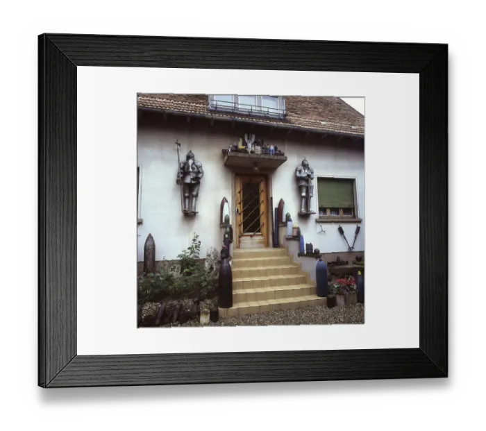 Framed Print : A bicycle tour through the Alsace