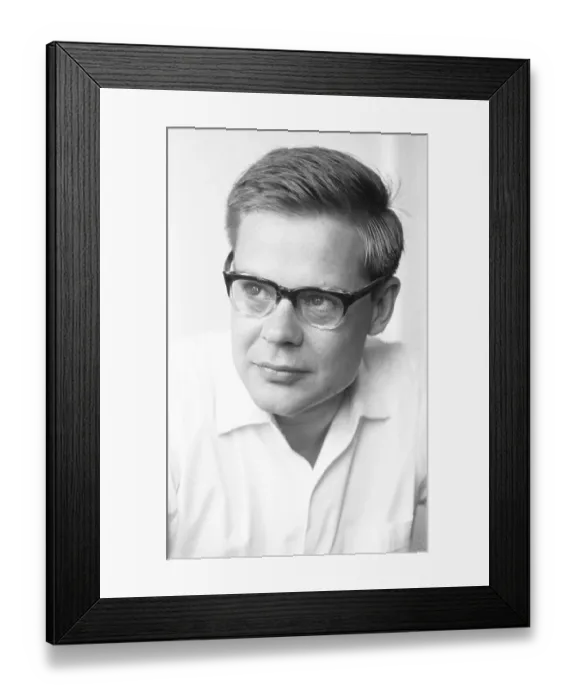 Framed Print : Personalities from politics, business and culture from the years 1965-71