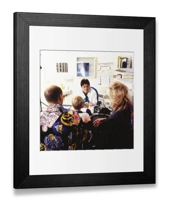 Framed Print : Various photos from the field of medicine