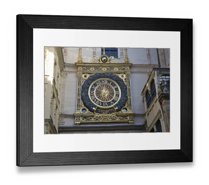 Framed Print : Rouen Le Gros-Horloge Framed Print : Rouen Le Gros-Horloge