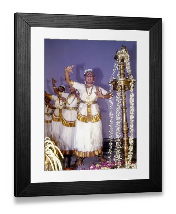 Framed Print : Mohiniyattam Mohiniattam, a classical dance form from Kerala Framed Print : Mohiniyattam Mohiniattam, a classical dance form from Kerala
