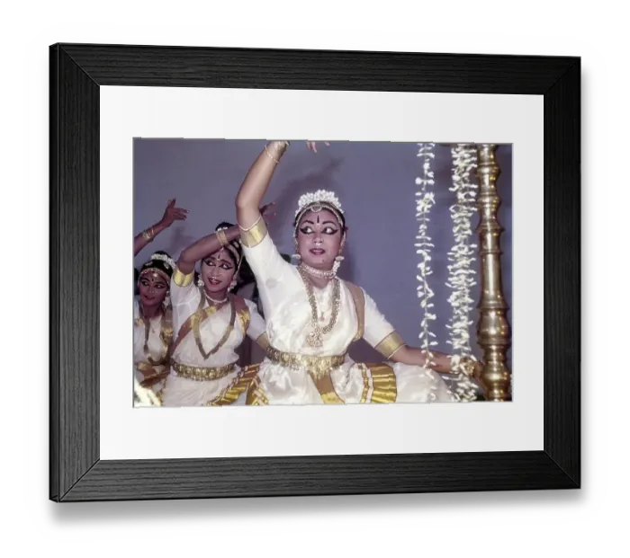 Framed Print : Mohiniyattam Mohiniattam, a classical dance form from Kerala