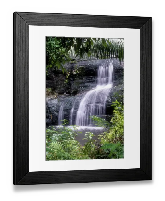 Framed Print : A waterfall in Nelliyampathy, Kerala