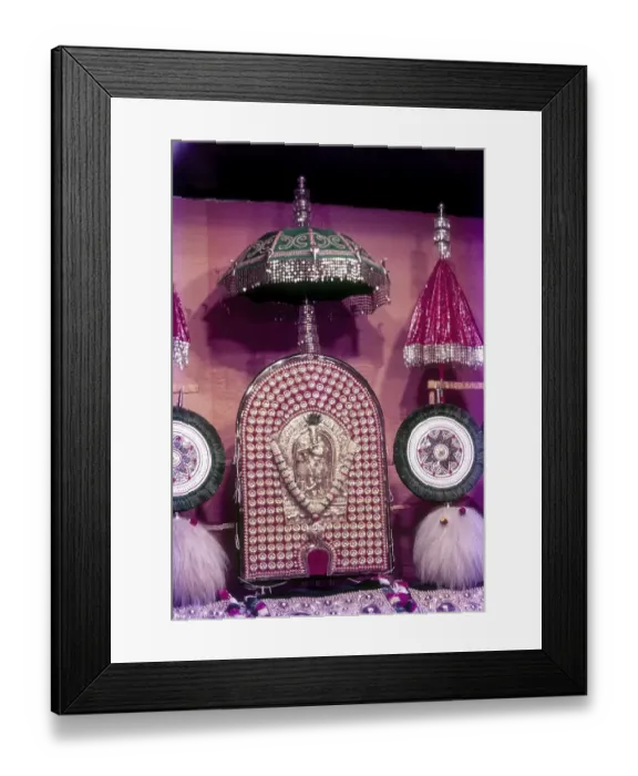 Framed Print : Chamayam, display of things to be used for Thrissur Trichur Pooram festival Framed Print : Chamayam, display of things to be used for Thrissur Trichur Pooram festival