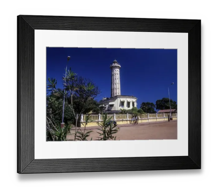 Framed Print : The old light house in Puducherry Pondicherry