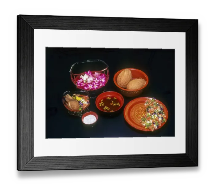 Framed Print : Chettiar favourite Plates