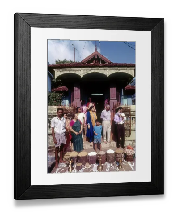 Framed Print : A family offerings Para pot of rice Framed Print : A family offerings Para pot of rice