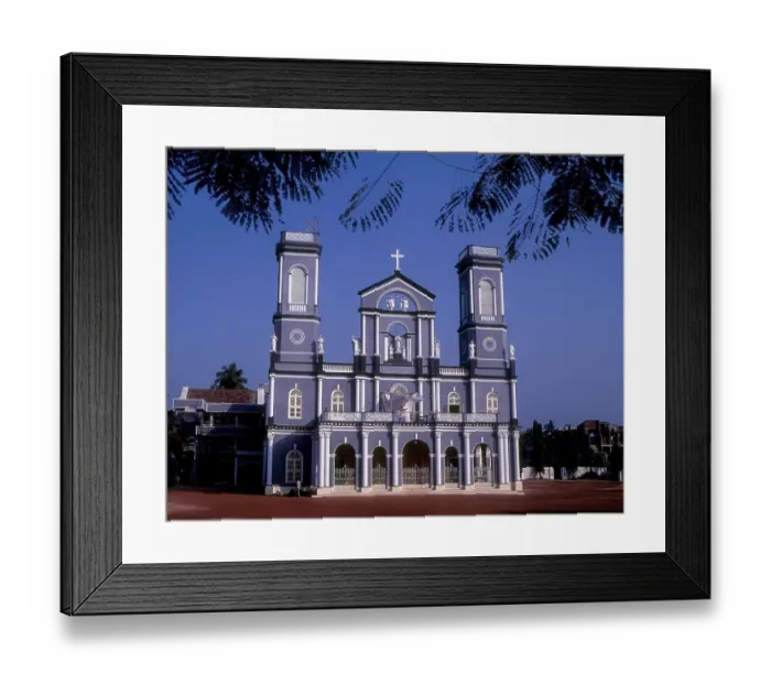 Framed Print : Milagres church 1648 A. D. Mangaluru Mangalore Framed Print : Milagres church 1648 A. D. Mangaluru Mangalore