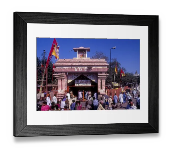 Framed Print : Hanuman temple in Allahabad, Uttar Pradesh