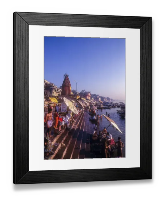 Framed Print : Prayag Ghat at Varanasi Benaras