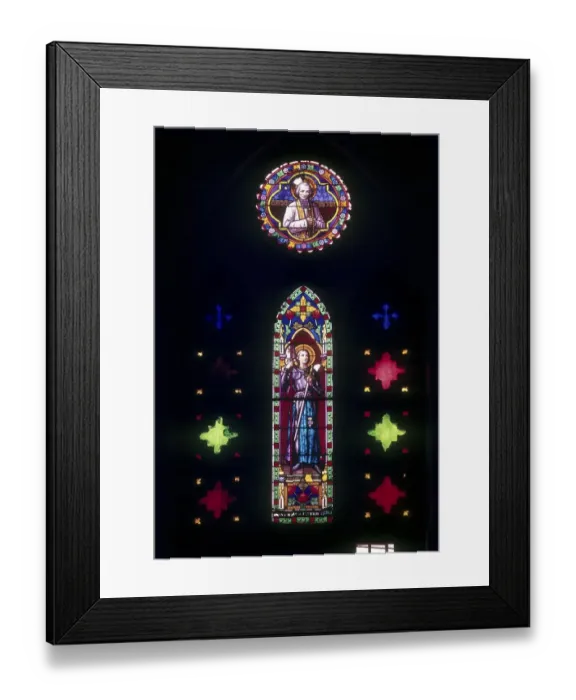 Framed Print : Stained Glass in Basilica of the Sacred Heart of Jesus at Puducherry Pondicherry Framed Print : Stained Glass in Basilica of the Sacred Heart of Jesus at Puducherry Pondicherry