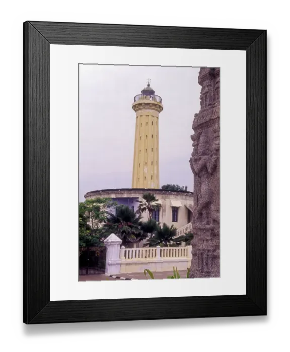 Framed Print : Old Light House built in 1836 at Puducherry Pondicherry Framed Print : Old Light House built in 1836 at Puducherry Pondicherry