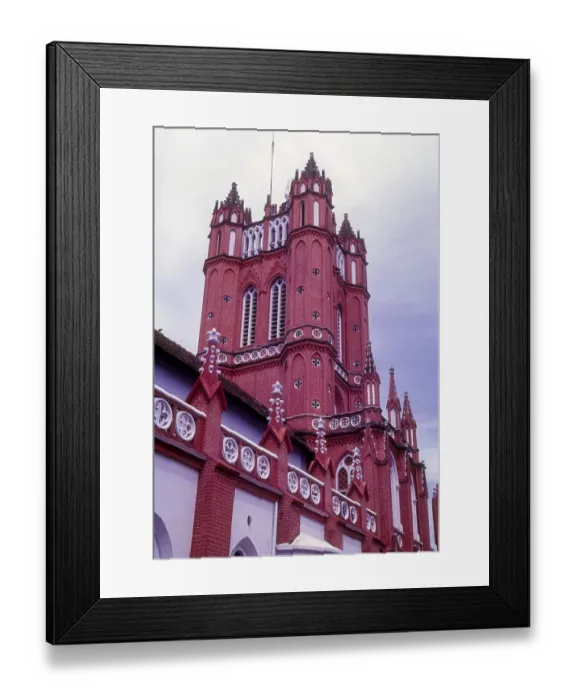 Framed Print : St. Joseph's Metropolitan Cathedral Palayam Palli in Thiruvananthapuram Trivandrum