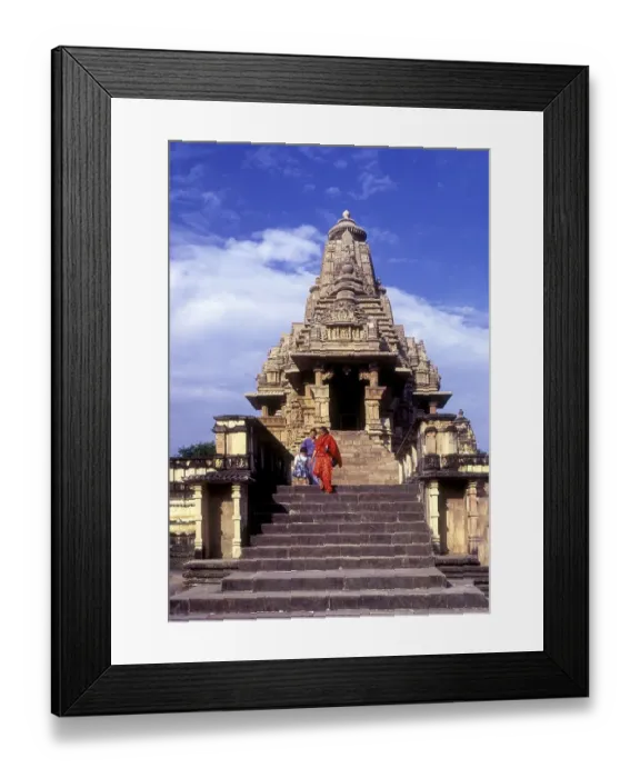Framed Print : Lakshmana Temple in Khajuraho, Madhya Pradesh
