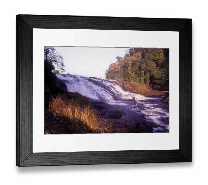 Framed Print : Vazhachal WaterFalls near Athirappilly