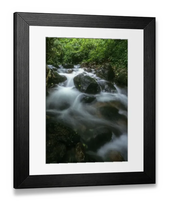 Framed Print : Mountain Spring in Western Ghats
