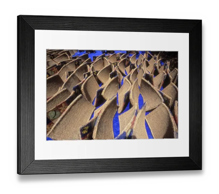 Framed Print : Coir mats Coir industry at Alappuzha Alleppey Framed Print : Coir mats Coir industry at Alappuzha Alleppey