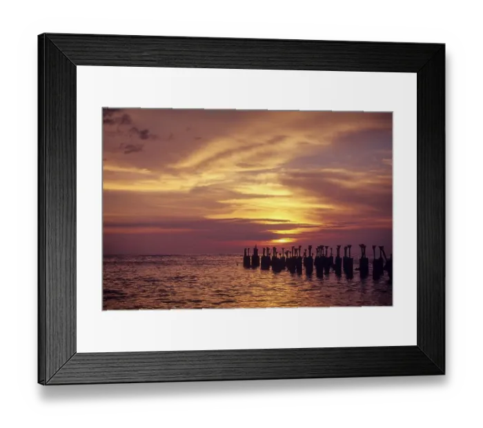 Framed Print : Sun set Kozhikode Calicut beach Framed Print : Sun set Kozhikode Calicut beach