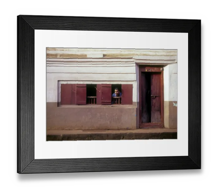 Framed Print : Mappila Moplah Mopla Muslim old house in Malappuram