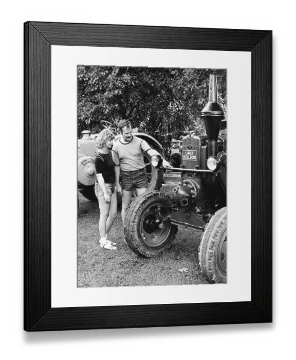 Framed Print : Tractor show, Leipzig, GDR, East Germany Framed Print : Tractor show, Leipzig, GDR, East Germany