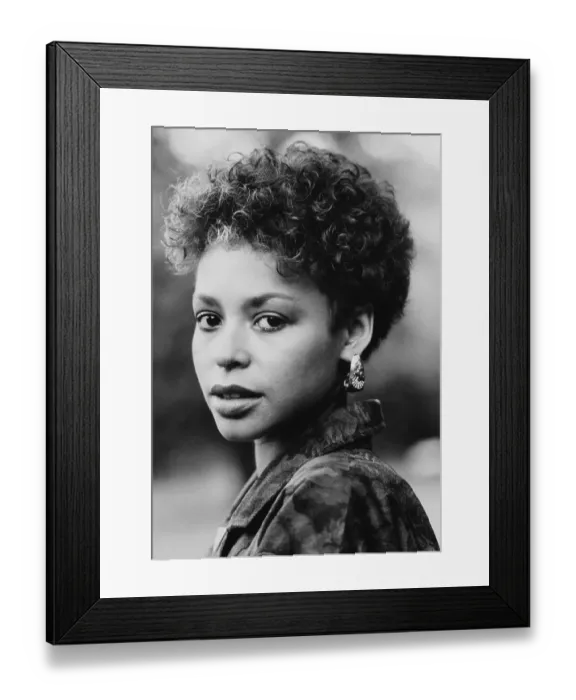 Framed Print : Young woman, East Germany, around 1986