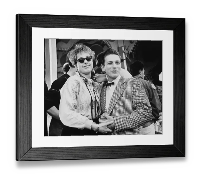 Framed Print : Adolescents at an amusement park Framed Print : Adolescents at an amusement park