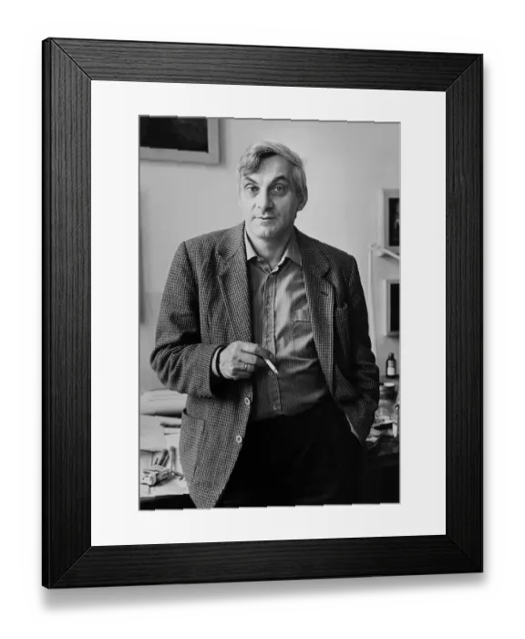 Framed Print : The painter Gerd Poetzschig from Leipzig Framed Print : The painter Gerd Poetzschig from Leipzig