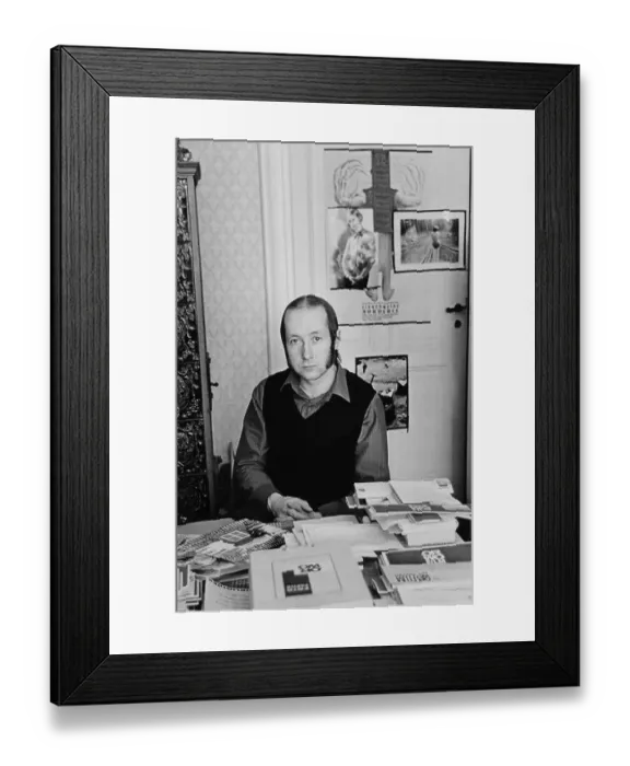 Framed Print : Social environment portrait of photographer